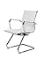 Design Bürostuhl Chrom Rahmen Elegance Chefsessel Drehstuhl Konferenzstuhl Farbwahl (Weiß, Konferenz Freischwinger)